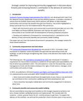 Strategic context for improving community engagement